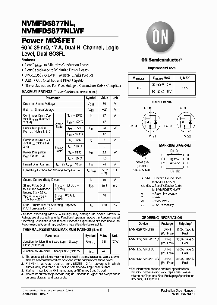 NVMFD5877NL_8373980.PDF Datasheet