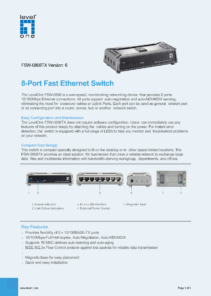 FSW-0808TX_8374177.PDF Datasheet