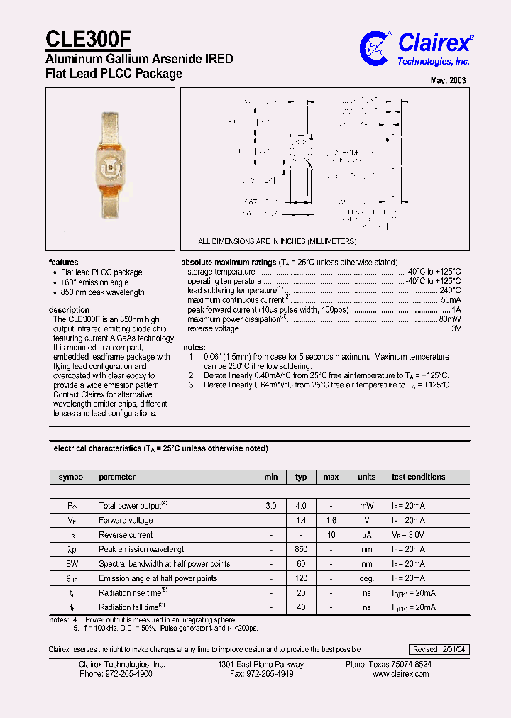 CLE300F_8374477.PDF Datasheet