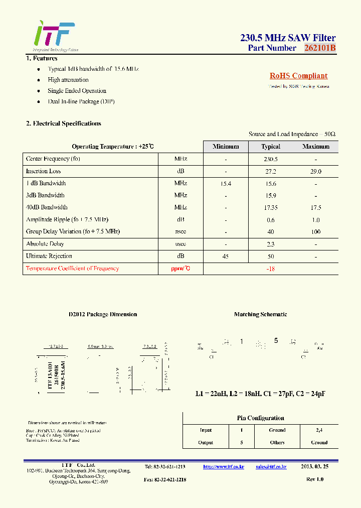 261501B_8374512.PDF Datasheet