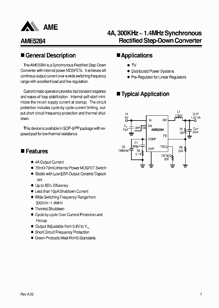 AME5284_8374740.PDF Datasheet