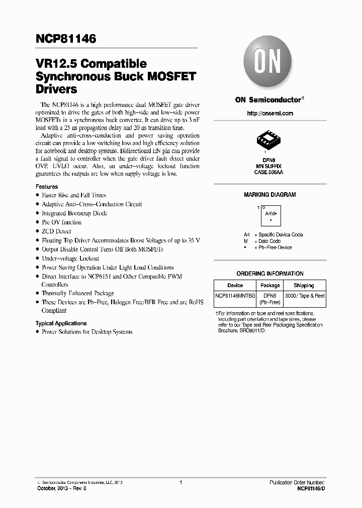 NCP81146_8375070.PDF Datasheet