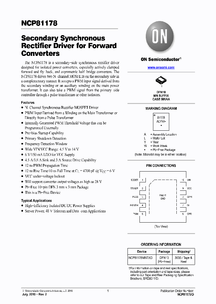 NCP81178_8375085.PDF Datasheet