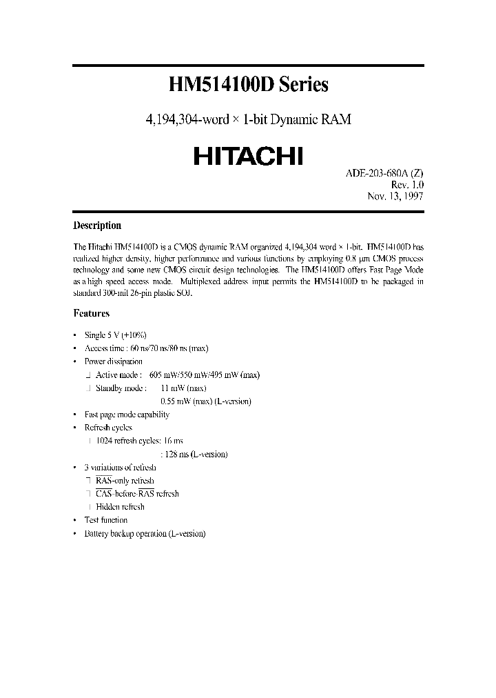 HM514100DLS-6_8375253.PDF Datasheet