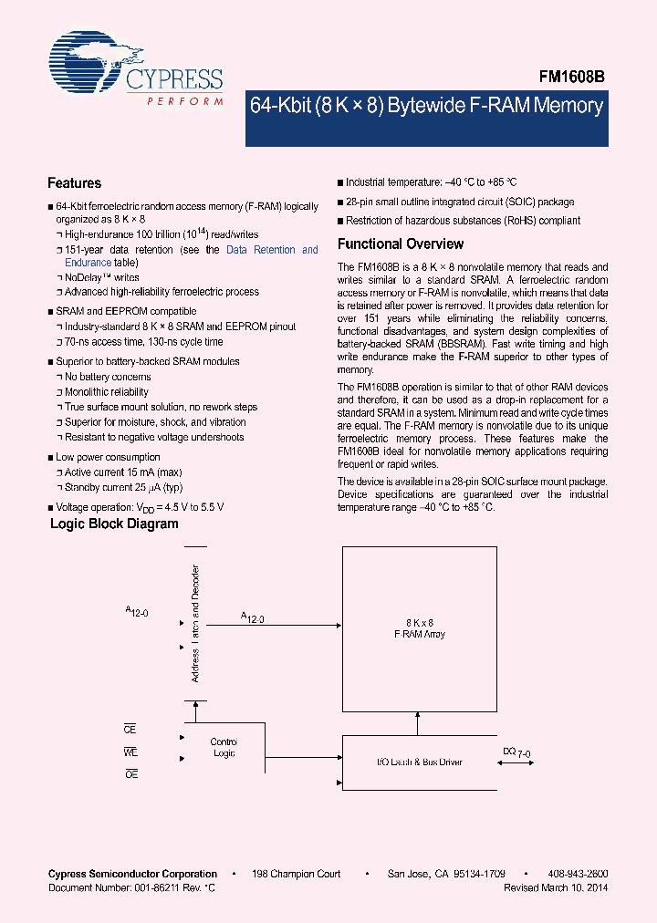 FM1608B-SGTR_8375336.PDF Datasheet