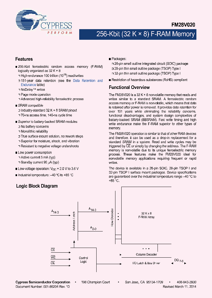 FM28V020-SGTR_8375339.PDF Datasheet
