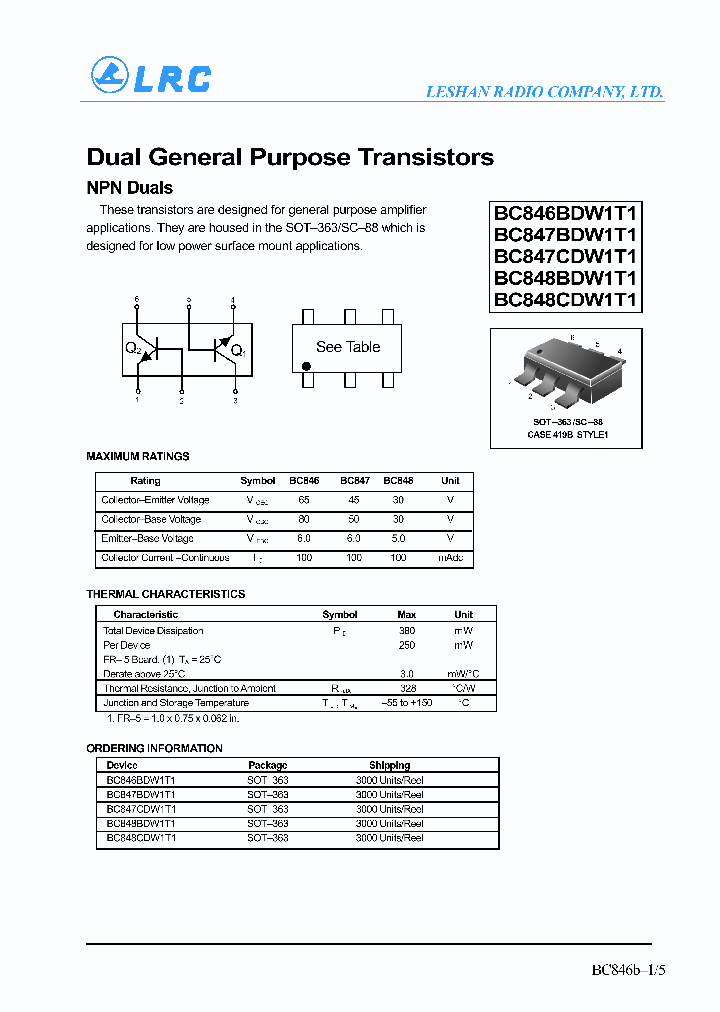 BC847BDW1T1_8375935.PDF Datasheet