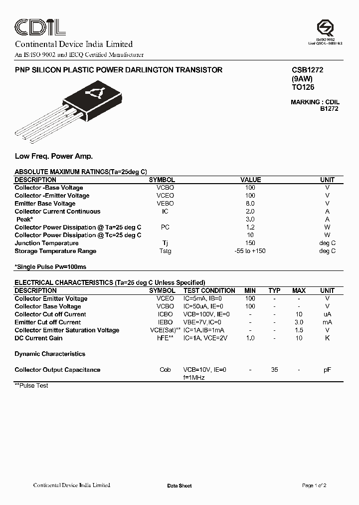 CSB1272_8376248.PDF Datasheet