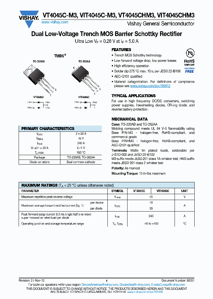 VT4045C-M3-15_8376422.PDF Datasheet
