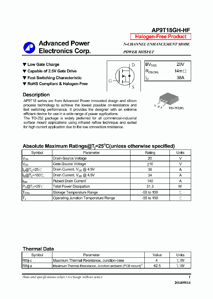 AP9T18GH-HF-16_8376966.PDF Datasheet