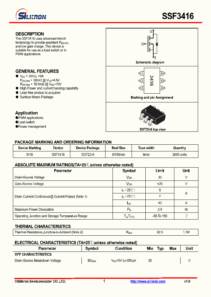 SSF3416_8377118.PDF Datasheet