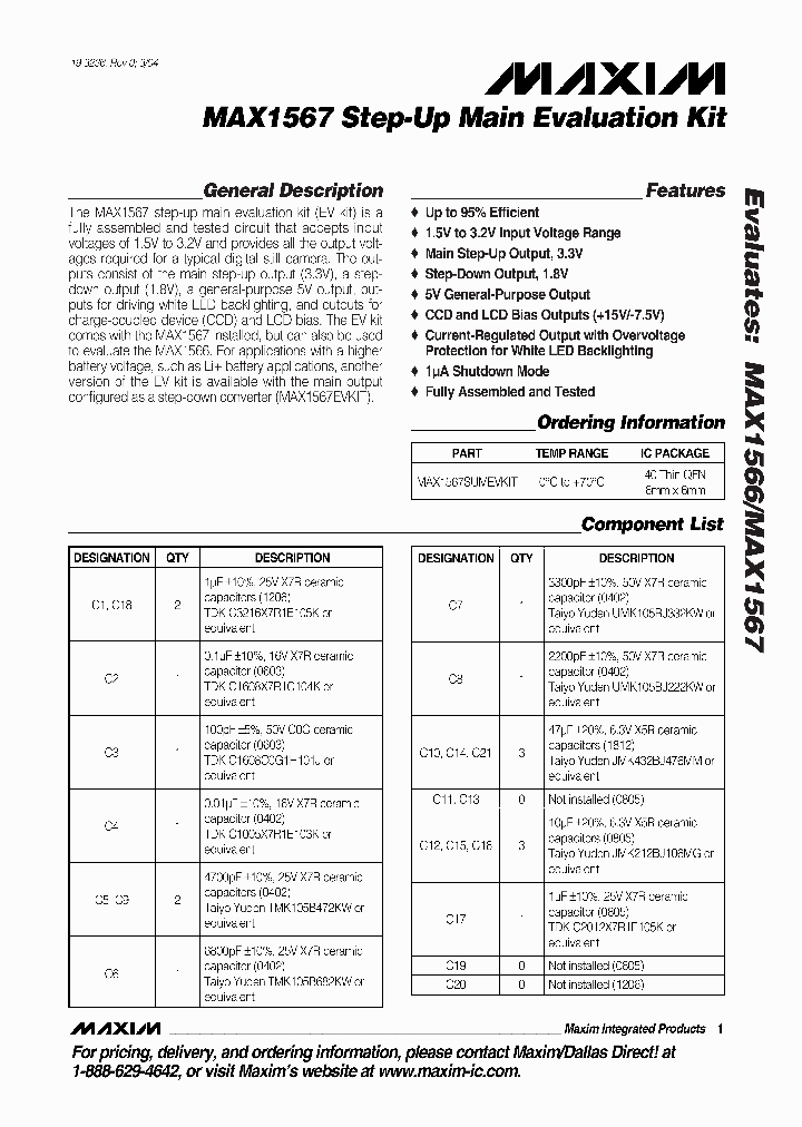 MAX1567SUMEVKIT_8377479.PDF Datasheet