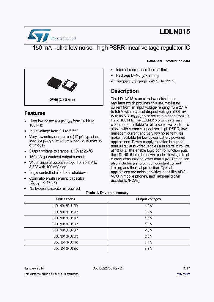 LDLN015PU33R_8377520.PDF Datasheet