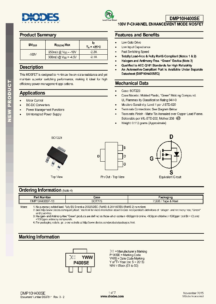 DMP10H400SE_8377951.PDF Datasheet