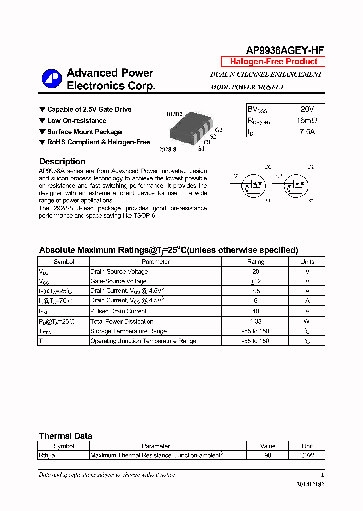 AP9938AGEY-HF-16_8378325.PDF Datasheet