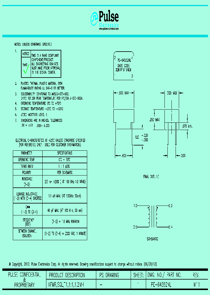 PE-64552NL_8378645.PDF Datasheet