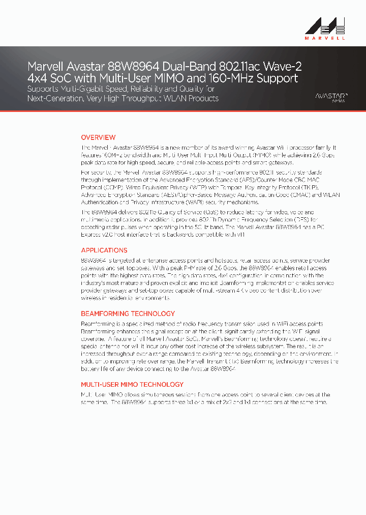 88W8964_8378913.PDF Datasheet