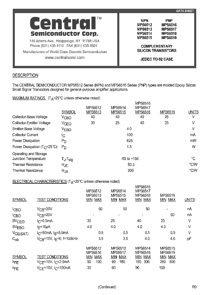 MPS6512_8379030.PDF Datasheet