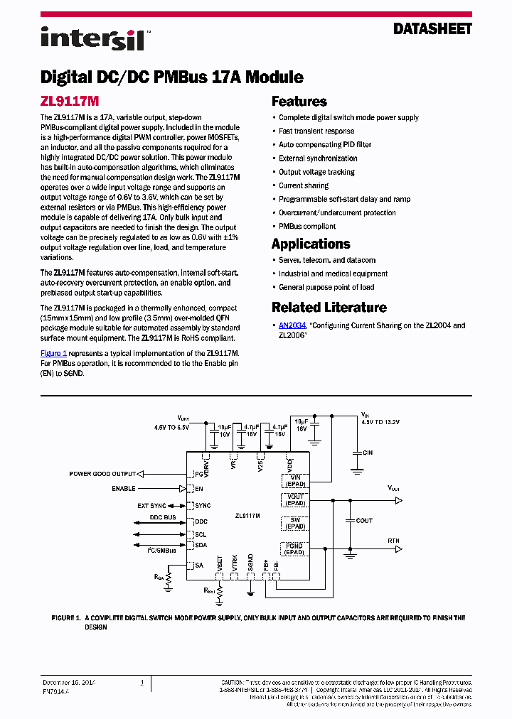 ZL9117MAIRZ_8379439.PDF Datasheet