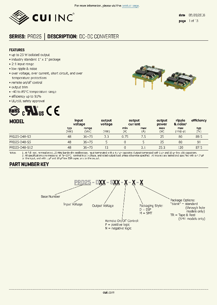 PRD25-D48-S12_8379569.PDF Datasheet