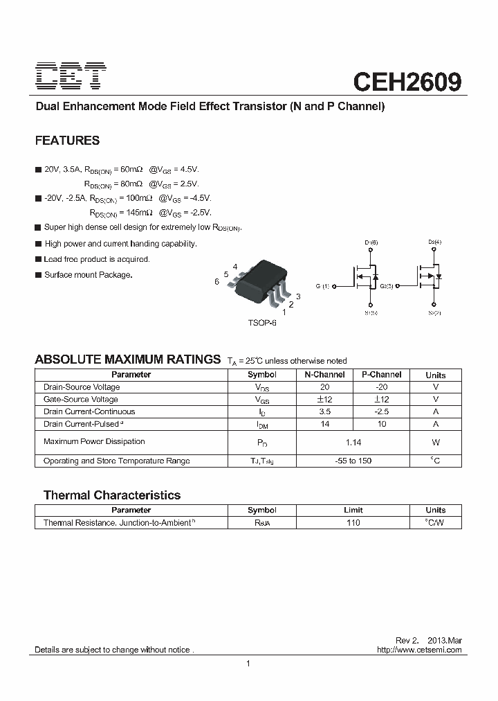 CEH2609_8379720.PDF Datasheet