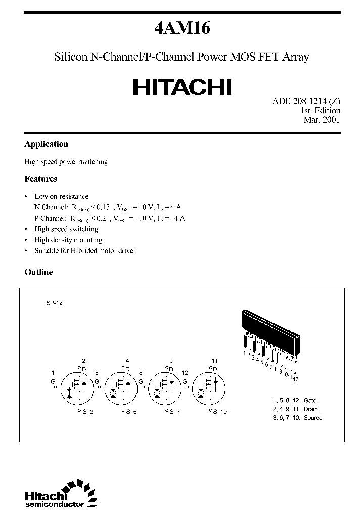 4AM16NCHPCH_8379828.PDF Datasheet
