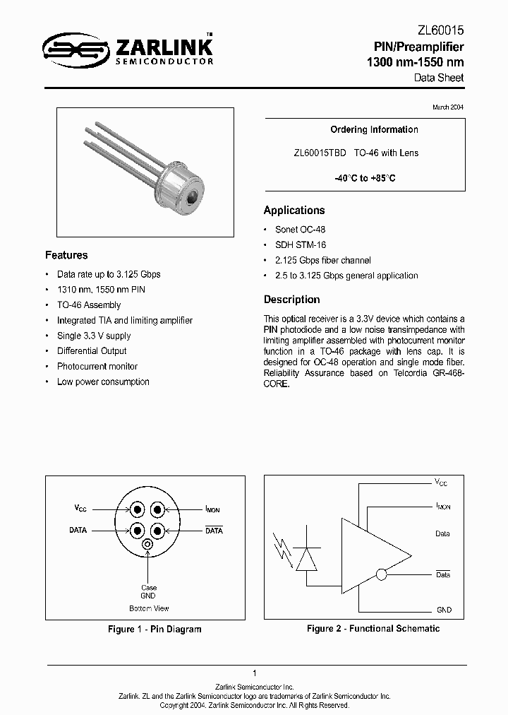 ZL60015TBD_8379951.PDF Datasheet