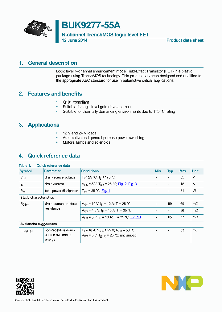 BUK9277-55A-15_8380197.PDF Datasheet