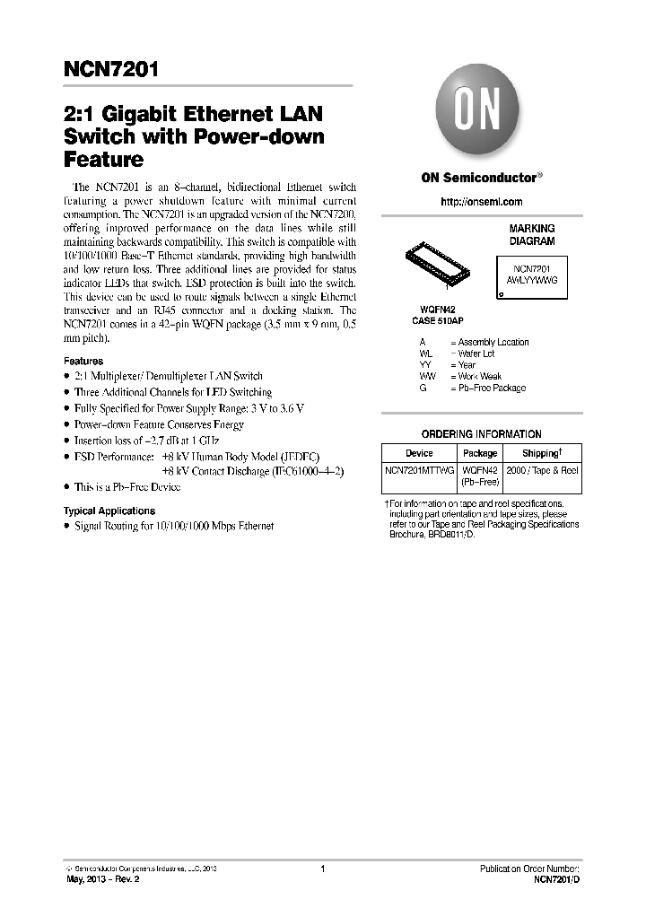 NCN7201MTTWG_8381482.PDF Datasheet