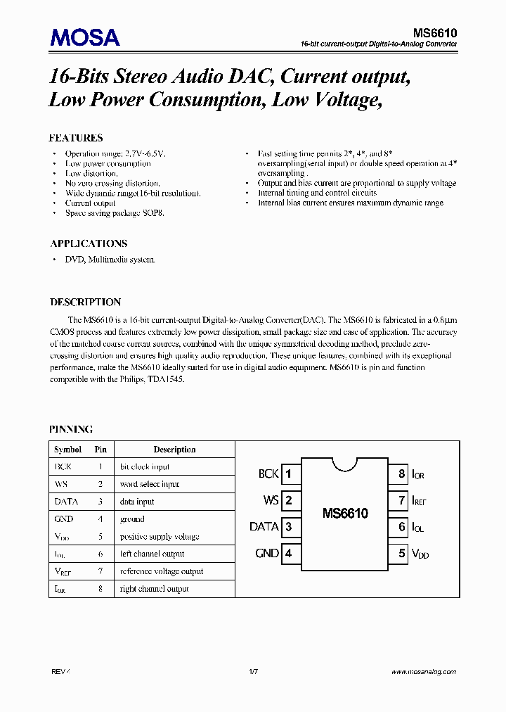 MS6610_8381816.PDF Datasheet