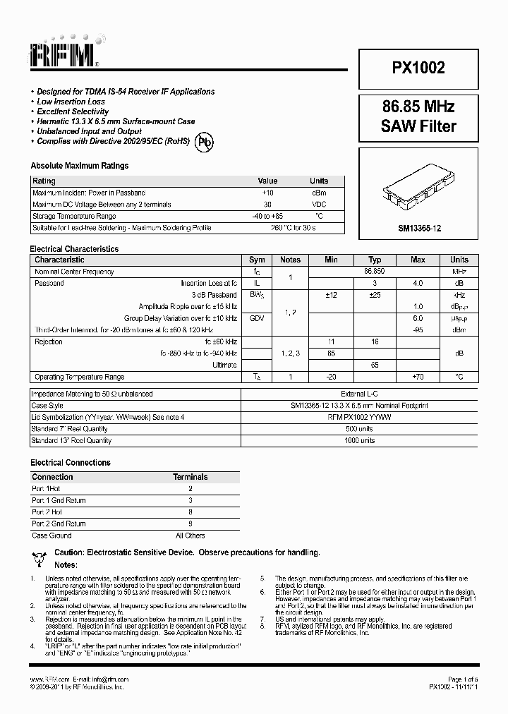 PX1002_8382315.PDF Datasheet