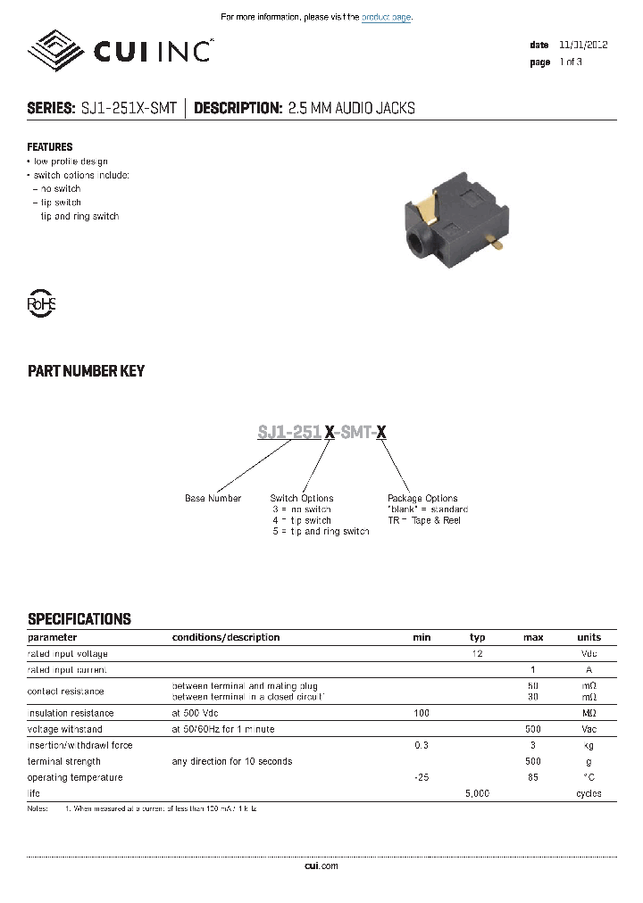 SJ1-2513-SMT_8382541.PDF Datasheet