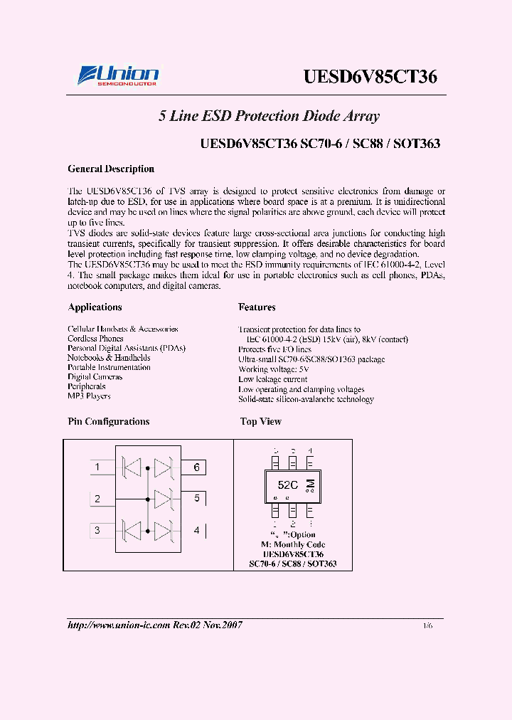 UESD6V85CT36_8382713.PDF Datasheet