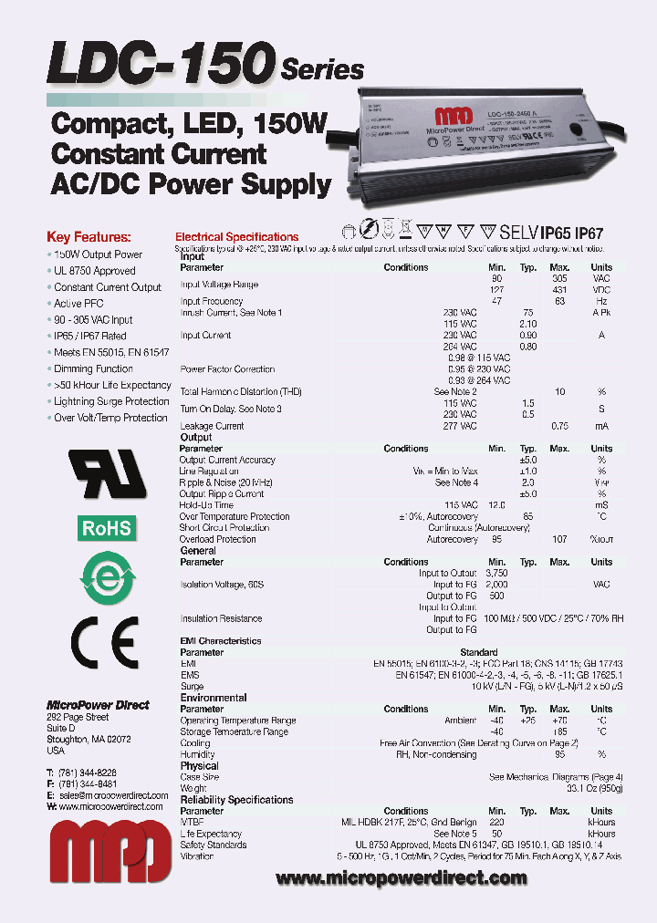 LDC-150_8382899.PDF Datasheet