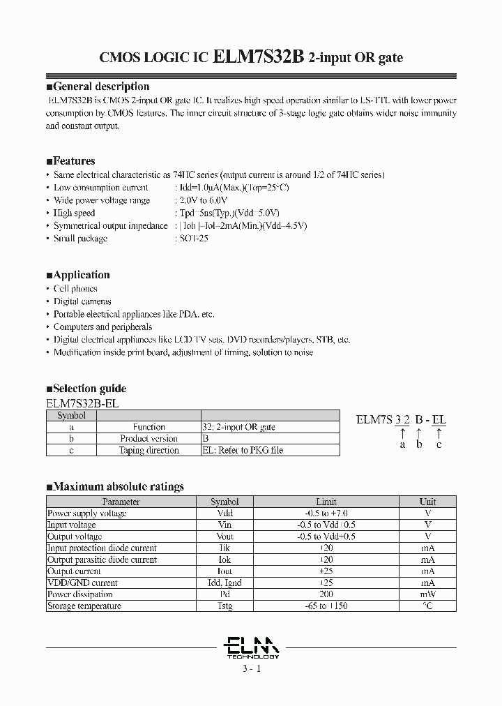 ELM7S32B_8382934.PDF Datasheet