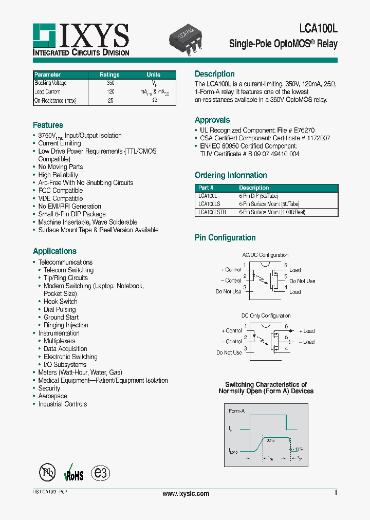 LCA100L_8383510.PDF Datasheet