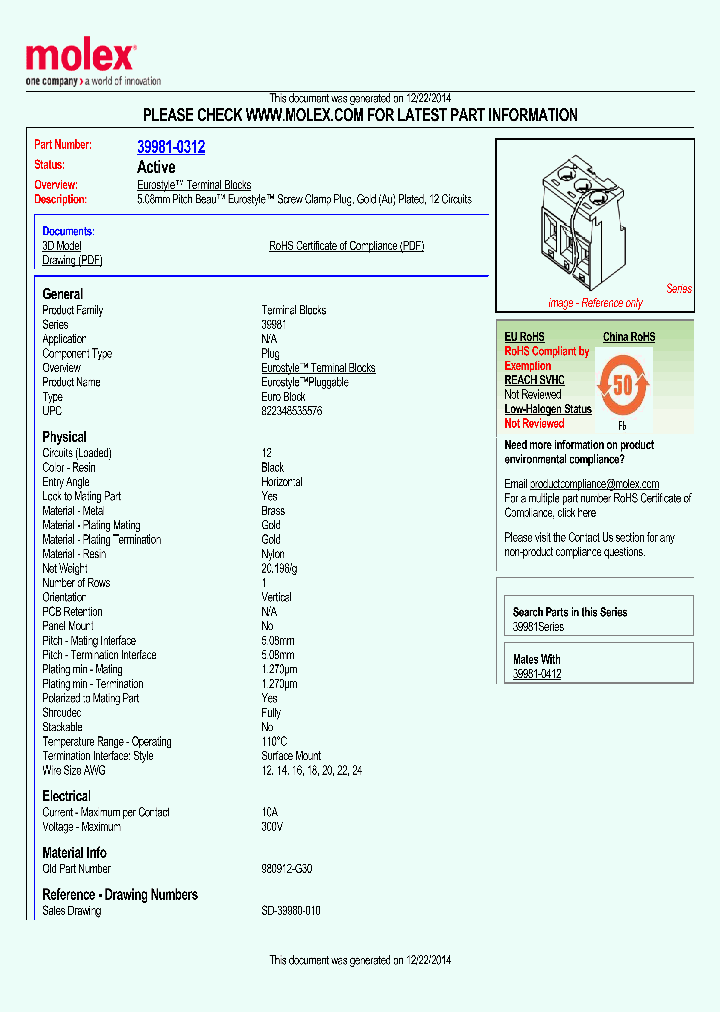 39981-0312_8383614.PDF Datasheet