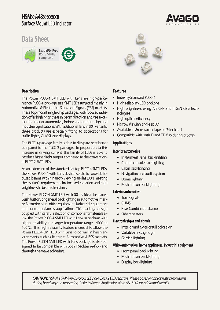 HSMA-A431-13NM1_8383640.PDF Datasheet