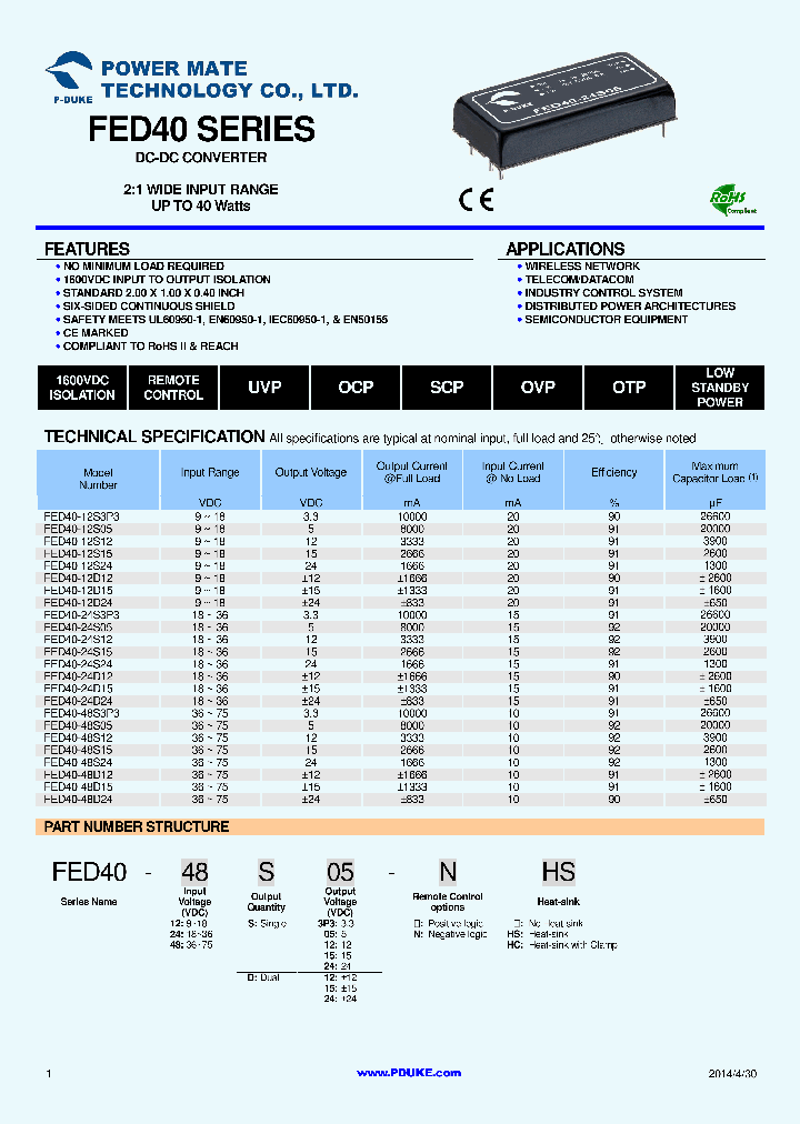 FED40-24D12_8383669.PDF Datasheet