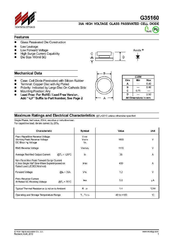 G35160_8383906.PDF Datasheet