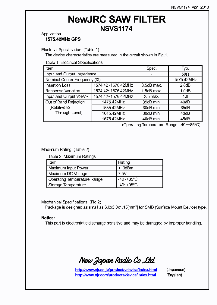 NSVS1174_8384279.PDF Datasheet