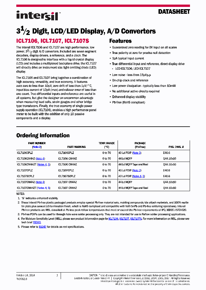 ICL7107CPLZ_8385442.PDF Datasheet