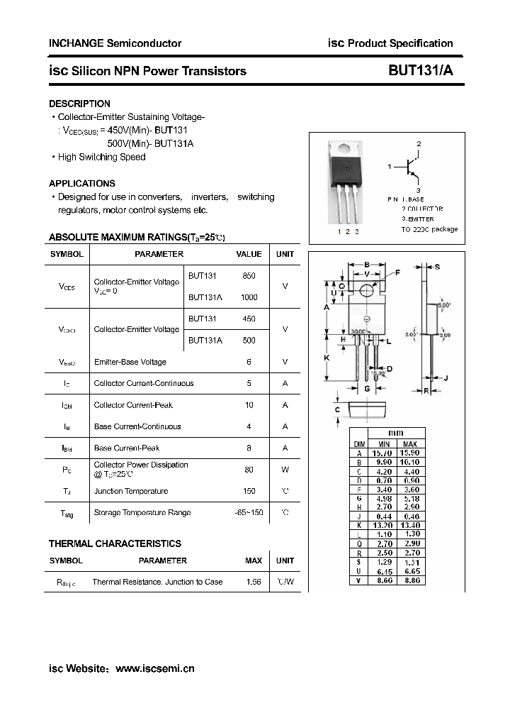BUT131_8385994.PDF Datasheet