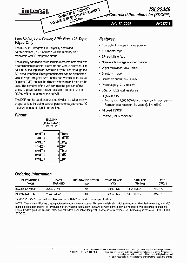 ISL22449_8386144.PDF Datasheet