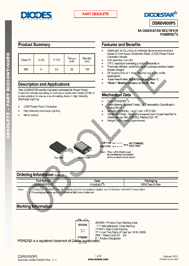 DSR6V600P5-13_8386177.PDF Datasheet