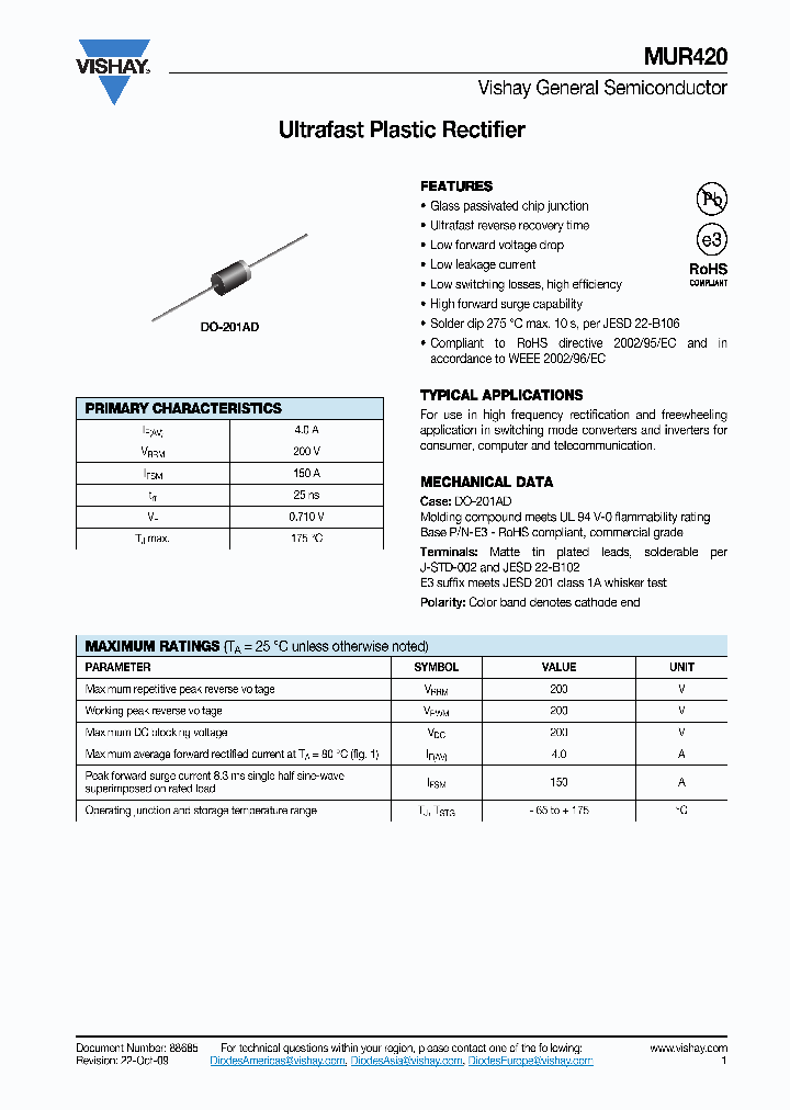MUR420-09_8386279.PDF Datasheet
