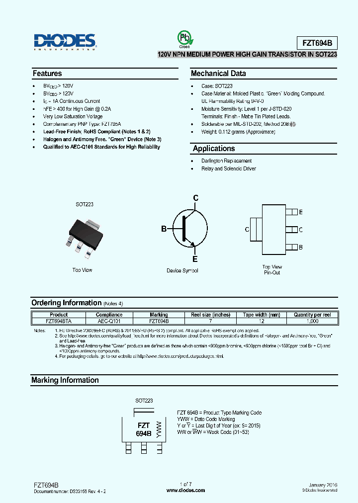 FZT694B-16_8386294.PDF Datasheet
