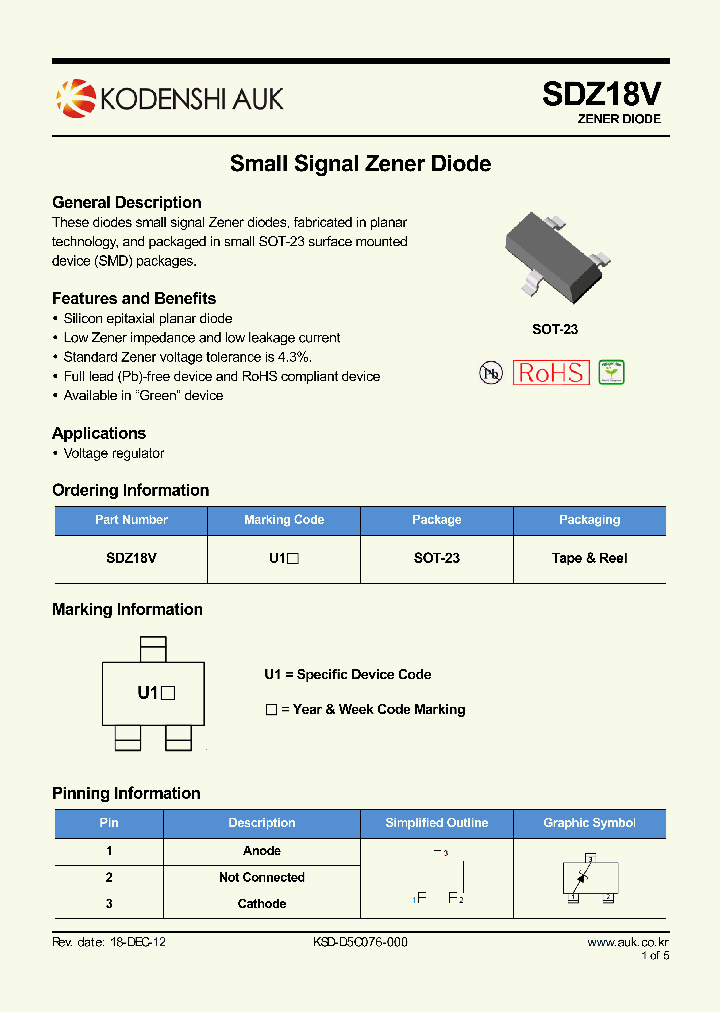 SDZ18V_8386755.PDF Datasheet