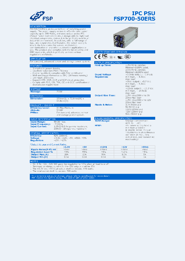 FSP700-50ERS-15_8386738.PDF Datasheet
