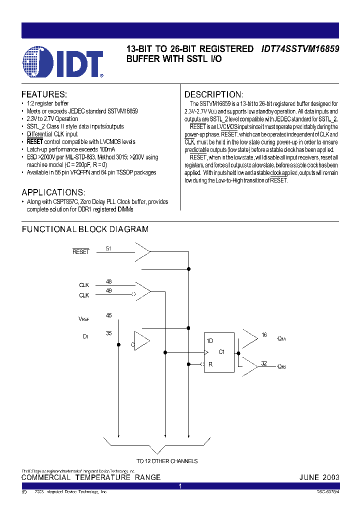 IDT74SSTVM16859_8387080.PDF Datasheet